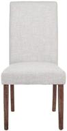 🪑 premium grey upholstered dining chair for kitchen & dining room – canglong classic accent chair logo