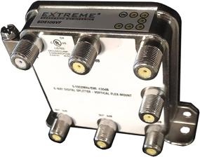 img 2 attached to 🔀 Enhance Your Digital Signal with Extreme 6 Way Balanced HD Coax Cable Splitter - BDS106VF