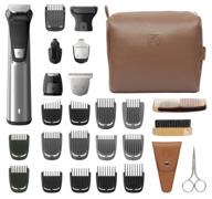 effortless grooming precision with philips norelco mg7791/40 multi groomer – no blade oil required - 29 piece men's grooming kit logo