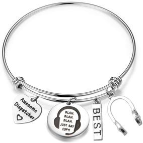 img 4 attached to 🎁 MAOFAED Gift for Dispatchers - 911 Operator & Emergency Dispatcher Appreciation Bracelet