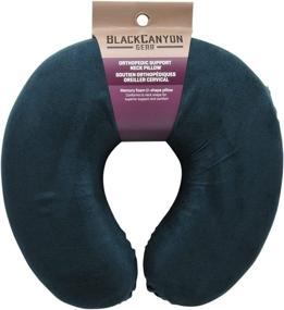 img 1 attached to RoadPro RP2805 Suede/Tan Neck Support Pillow: Ultimate Comfort with Memory Foam