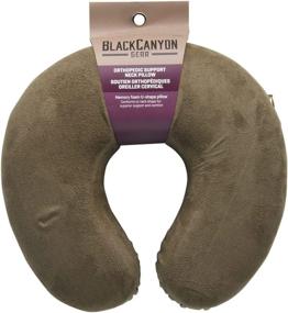 img 3 attached to RoadPro RP2805 Suede/Tan Neck Support Pillow: Ultimate Comfort with Memory Foam