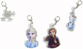 img 2 attached to 🎁 Frozen 2 Charm Bracelet Gift Set for Girls - 6pc