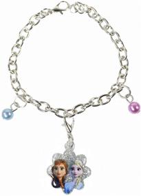 img 3 attached to 🎁 Frozen 2 Charm Bracelet Gift Set for Girls - 6pc