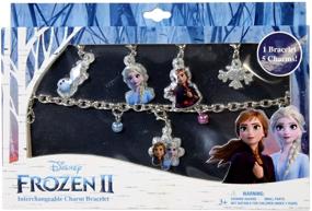 img 1 attached to 🎁 Frozen 2 Charm Bracelet Gift Set for Girls - 6pc