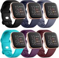 witzon совместим с ремешками fitbit versa 2/versa lite/versa bands для женщин и мужчин логотип