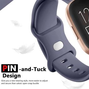 img 3 attached to Witzon совместим с ремешками Fitbit Versa 2/Versa Lite/Versa Bands для женщин и мужчин