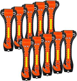 img 4 attached to 🔨 ZHSX Safety Hammer: 10 Pack Car Emergency Escape Tool for Family Car Life Saving Kit - Window Breaker, Seat Belt Cutter, Light Reflective Tape