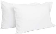 🛏️ om bedding collection travel pillowcase 12x16 - 500 tc egyptian cotton - set of 2 - toddler pillowcase with envelope closer - white solid - 100% egyptian cotton - ideal for toddler travel - size 12x16 - color: white logo