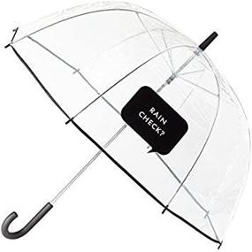 img 4 attached to ☂️ Stay Stylish in the Rain with Kate Spade's Large Check Umbrella