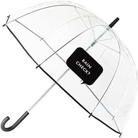 img 1 attached to ☂️ Stay Stylish in the Rain with Kate Spade's Large Check Umbrella