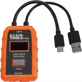 img 2 attached to Klein Tools ET920 USB Power Meter: USB-A and USB-C Digital Meter for Precise Voltage, Current, Capacity, Energy, and Resistance Measurement