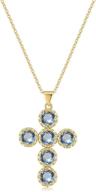 aquamarine necklace gemstone religious birthstone logo