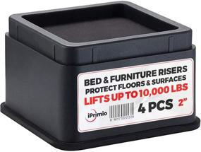 img 4 attached to IPrimio Bed Furniture Risers Stackable