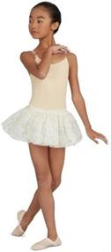 img 1 attached to Capezio Big Girls' Over's and Under Camisole Leotard: Comfortable and Stylish Dancewear