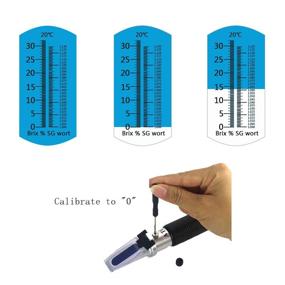 img 1 attached to 🔍 Refractometer Hydrometer Equipment for Measuring 1.000-1.130