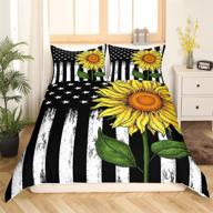 american bedding sunflowers comforter pillowcase logo