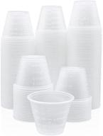 🥄 eight30east - 200ct 1oz disposable graduated medicine cups: ideal for versatile mixing and measurement of resin, epoxy, oils, paint, cooking, stain, and more logo