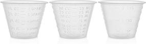 img 3 attached to 🥄 Eight30east - 200ct 1oz Disposable Graduated Medicine Cups: Ideal for Versatile Mixing and Measurement of Resin, Epoxy, Oils, Paint, Cooking, Stain, and more