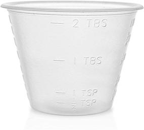 img 1 attached to 🥄 Eight30east - 200ct 1oz Disposable Graduated Medicine Cups: Ideal for Versatile Mixing and Measurement of Resin, Epoxy, Oils, Paint, Cooking, Stain, and more