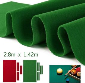 img 2 attached to 2.8 Meter Professional Nylon Billiards Pool Table Cloth with Optional 6 Cloth Strips - Ideal Indoor Pool Tablecloth for Billiard Tables in Bars, Clubs, and Hotels