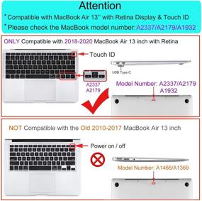 img 3 attached to Top 5 Best MacBook Air 13 Cases: MOSISO Compatible With MacBook Air 13 2018-2020 Release Retina Display Touch ID