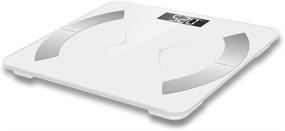 img 1 attached to 📱 Wireless Smart Body Fat Scale with App - Digital Bathroom Scale for Weight, Fat Percentage, Hydration, Muscle, Metabolic Rate, Bone Density, Visceral Fat, 400 lbs, White