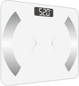 img 3 attached to 📱 Wireless Smart Body Fat Scale with App - Digital Bathroom Scale for Weight, Fat Percentage, Hydration, Muscle, Metabolic Rate, Bone Density, Visceral Fat, 400 lbs, White