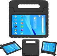 📱 protective & lightweight lenovo tab m8 tablet kids case - shockproof handle stand - black logo