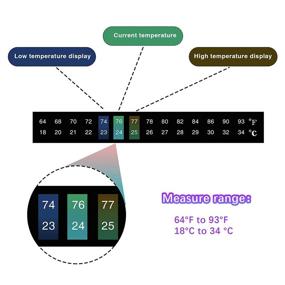 img 2 attached to Thermometer Horizontal Stickers Temperature Fermenting