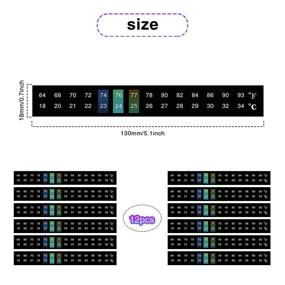 img 3 attached to Thermometer Horizontal Stickers Temperature Fermenting