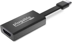 img 4 attached to 🔌 Адаптер HDMI 4K 30 Гц: Plugable USB-C to HDMI совместим с MacBook Pro, Windows, Chromebooks, 2018+ iPad Pro, Dell XPS и другими.