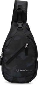 img 4 attached to 🎒 One Savvy Girl Lightweight Sling Shoulder Crossbody Backpack: Stylish, Compact, and Adjustable Women's Bag