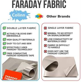 img 2 attached to Enhanced Faraday Shielding: Advanced Radiation Protection Men's Accessories