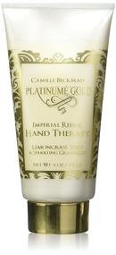 img 2 attached to 👐 Крем для рук Camille Beckman Platinum Gold Imperial Repair с лемонграссом Vert & сверкающим грейпфрутом - 6 унций