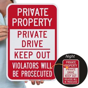 img 3 attached to Enhanced Safety with Private Property SmartSign Engineer Reflective: A Must-Have for Private Property Owners