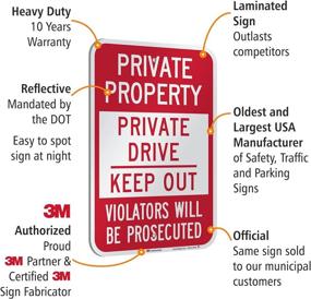 img 1 attached to Enhanced Safety with Private Property SmartSign Engineer Reflective: A Must-Have for Private Property Owners
