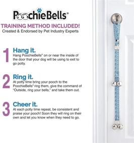 img 1 attached to 🐾 PoochieBells: The Original Dog Potty Training Doorbell for Effective Puppy & Dog Housebreaking and Training - Made in USA