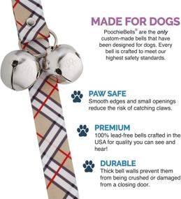 img 2 attached to 🐾 PoochieBells: The Original Dog Potty Training Doorbell for Effective Puppy & Dog Housebreaking and Training - Made in USA