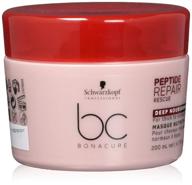 💆 оживите и восстановите свои волосы с помощью средства bc bonacure peptide repair rescue treatment, 6.7 унций логотип