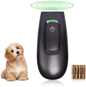 img 4 attached to 🐶 Handheld Ultrasonic Dog Bark Deterrent - 16.4 Feet Range Anti Barking Control Device for Small, Medium, and Large Dogs - Safe Stop Barking Training Tool