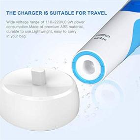 img 1 attached to 🔌 Braun Oral B Electric Toothbrush Charger - Inductive Charging Base Model 3757 with Portable and Waterproof Power Cord