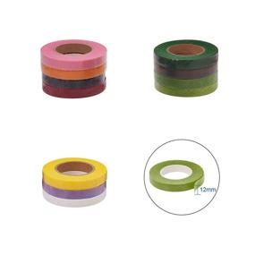img 3 attached to 🌸 Pandahall Elite Floral Tapes: 12 Rolls, 360 Yards, 12 Colors Stem Wrap Tape for Bouquet, Florist, 1/2 Inch Width