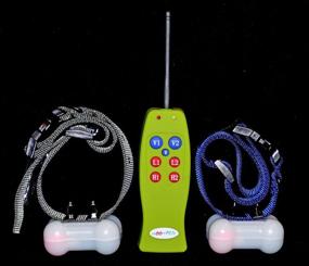 img 4 attached to GROOVYPETS Dog Remote Training Collar System: Rechargeable No Bark Collar and Remote Obedience Training Shock Collar Set (2 Collars)