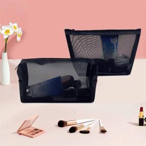 img 1 attached to Portable Cosmetic Breathable Accessories Organizer Travel Accessories
