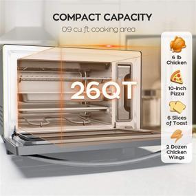 img 2 attached to F.BLUMLEIN 26 Qt Countertop Steam Oven - Roast, Steam, Bake, Broil, Ferment, Defrost, and Reheat - Includes Cooking Trays for Optimal Results