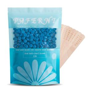 img 4 attached to 🔥 Pafeni Wax Beads 1 IB - Hair Removal Hard Wax Beans with 10 Applicators for Bikini, Brazilian, Body, Face, Eyebrow, Legs - Pearl Beads for Wax Warmers - Men and Women