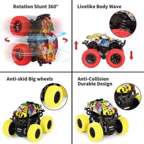 img 1 attached to 🧸 Exploring Fun and Learning with SANMERSEN Monster Friction Shockproof Educational Toy