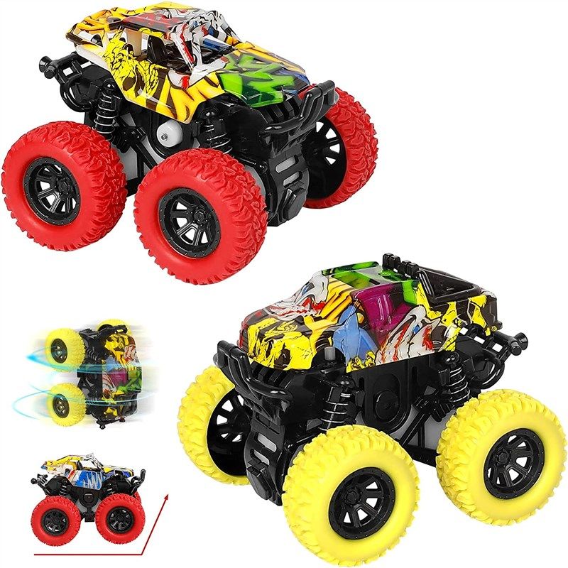  taessv Monster Truck Toys - Friction Powered Toy Cars