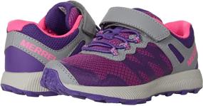 img 1 attached to 👟 Outdoor Boys' Merrell OAKCREEK Waterproof Hiking Shoes in Heather